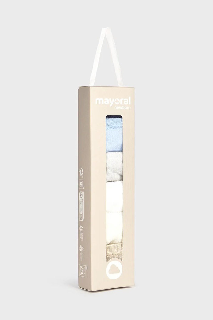 Băieți Mayoral Newborn sosete bebe 6-pack 9860.1B.Newborn.PPYH albastru