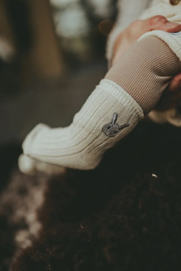 Băieți Donsje șosete bebe Bell Socks Bunny 3014504.15.19 bej