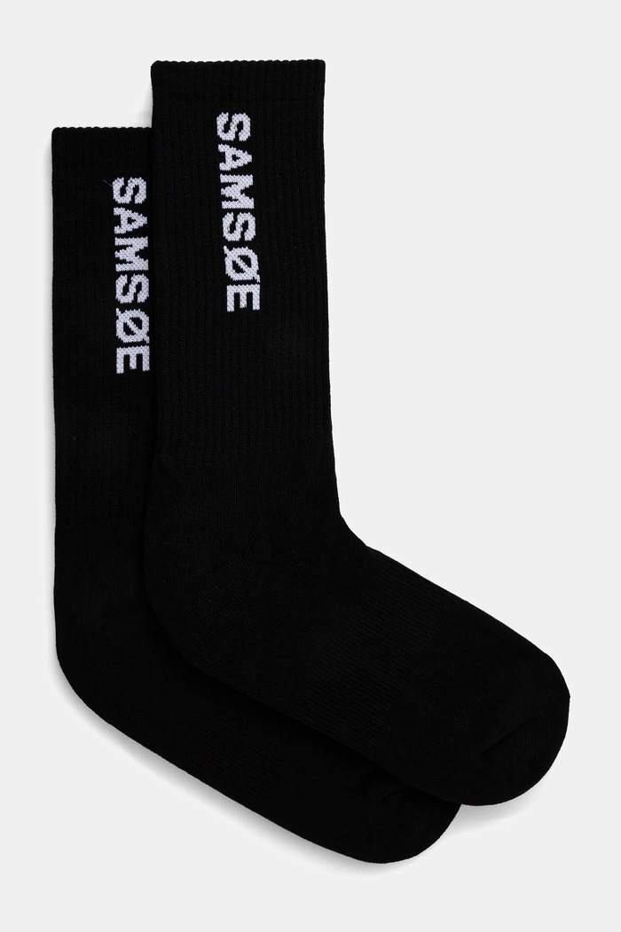 Samsoe Samsoe sosete sosete lungi negru M24400016