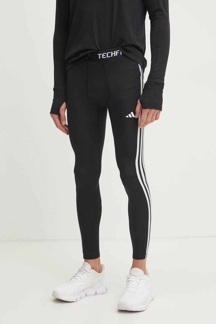 Tréninkové legíny adidas Performance Techfit pletenina černá IN5587