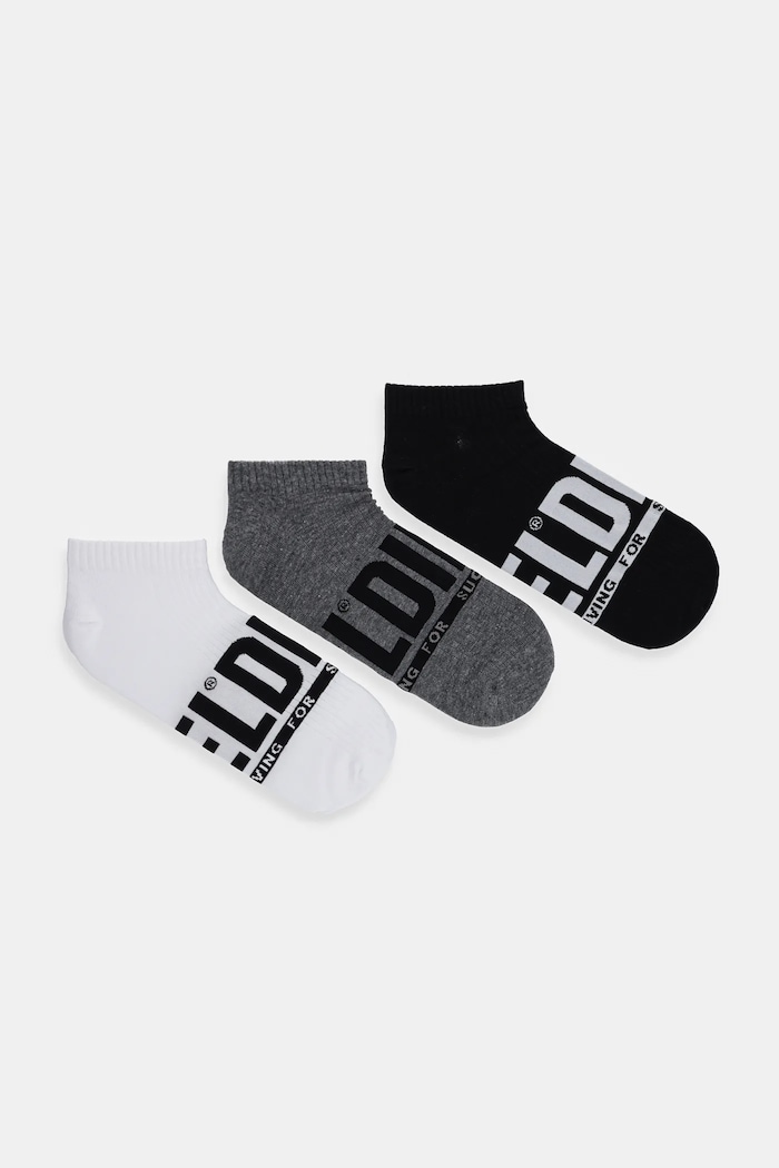 Ponožky Diesel SKM-GOST-THREEPACK SOCKS 3-pak krátke ponožky viacfarebná 00SI8H.0EGBH