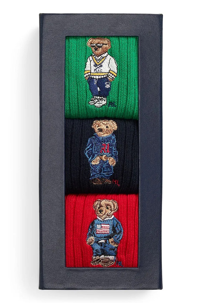Polo Ralph Lauren zokni 3 pár 449973049 sötétkék SS25