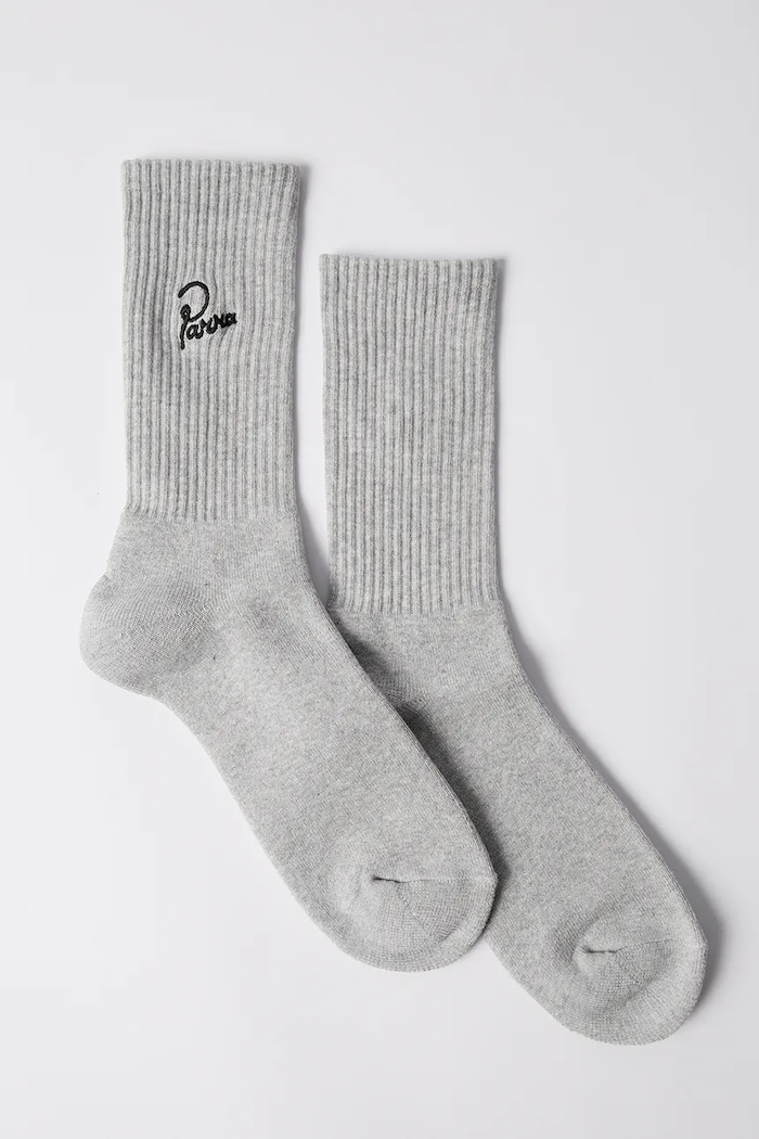 Ponožky by Parra Signature crew šedá 53365