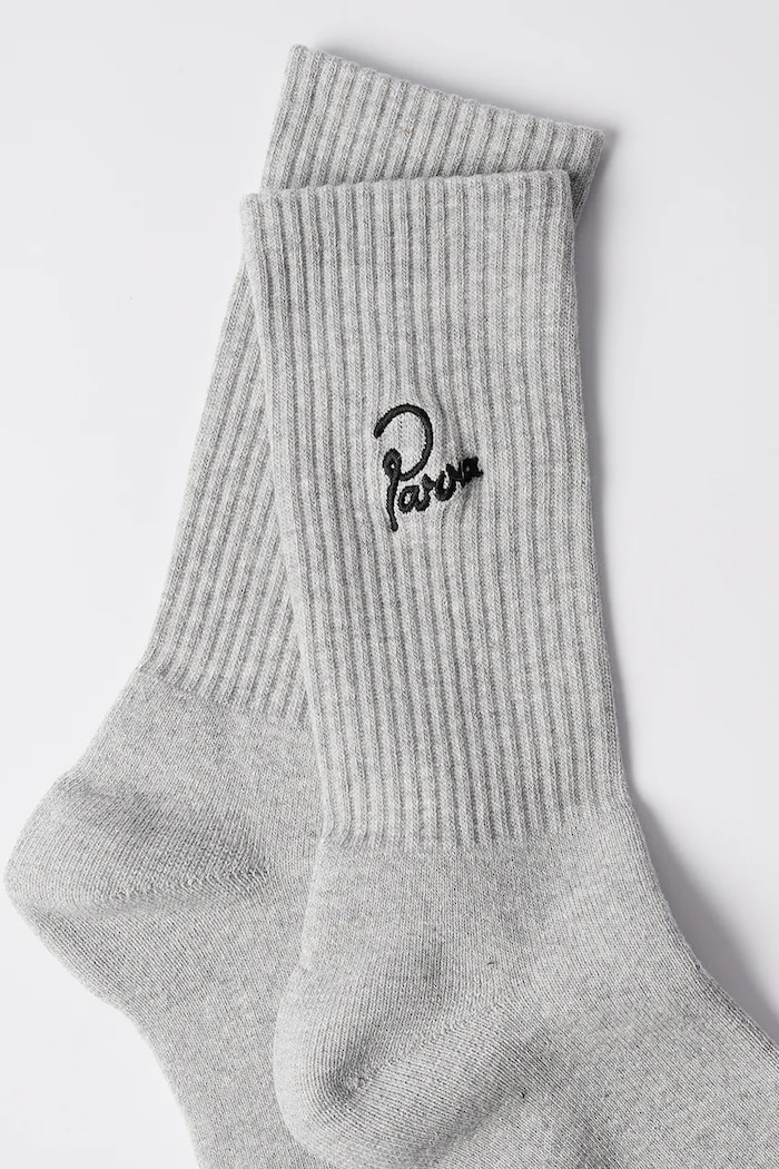 Ponožky by Parra Signature crew 53365 šedá SS25