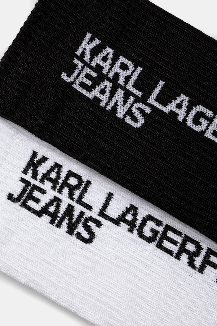 Ponožky Karl Lagerfeld Jeans 2-pack A1M47050 bílá AA00