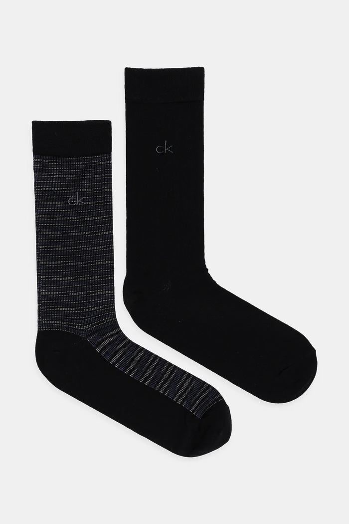 Calvin Klein sosete 2-pack uni negru 701231365