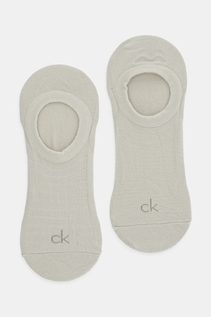 Ponožky Calvin Klein 2-pack krátké ponožky béžová 701231366