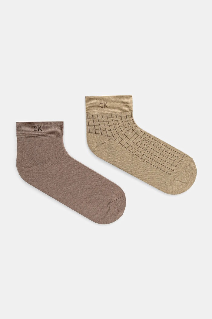 Κάλτσες Calvin Klein 2-pack ψηλές κάλτσες πράσινο 701231369
