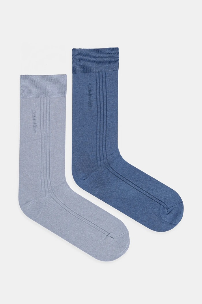 Calvin Klein Skarpetki 2-pack niebieski 701232089