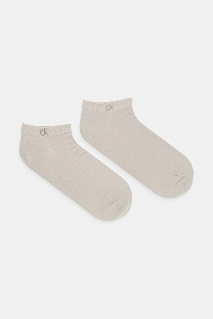 Ponožky Calvin Klein 2-pack krátké ponožky béžová 701233245