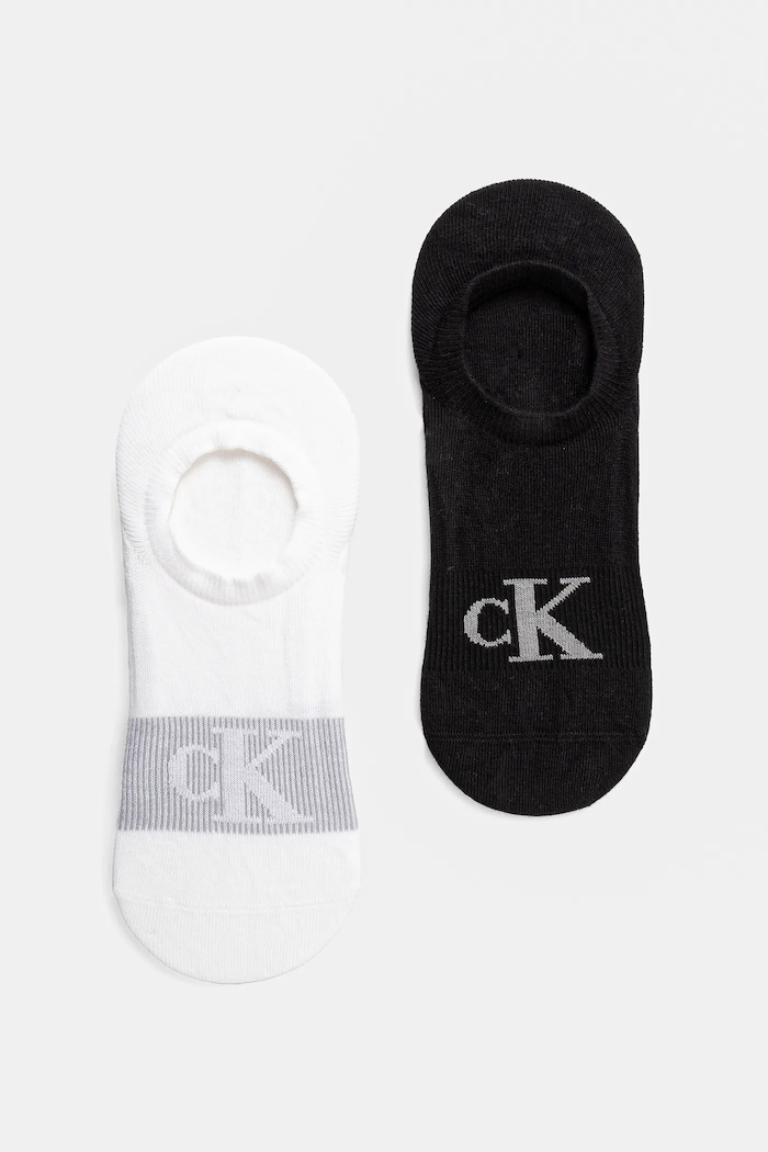 Чорапи Calvin Klein Jeans (2 чифта) терлици бял 701231389