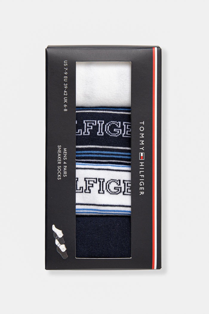 Odzież Tommy Hilfiger skarpetki 4-pack 701232604 granatowy