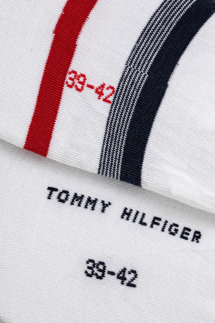 Nogavice Tommy Hilfiger 2-pack 701232938 bela SS25