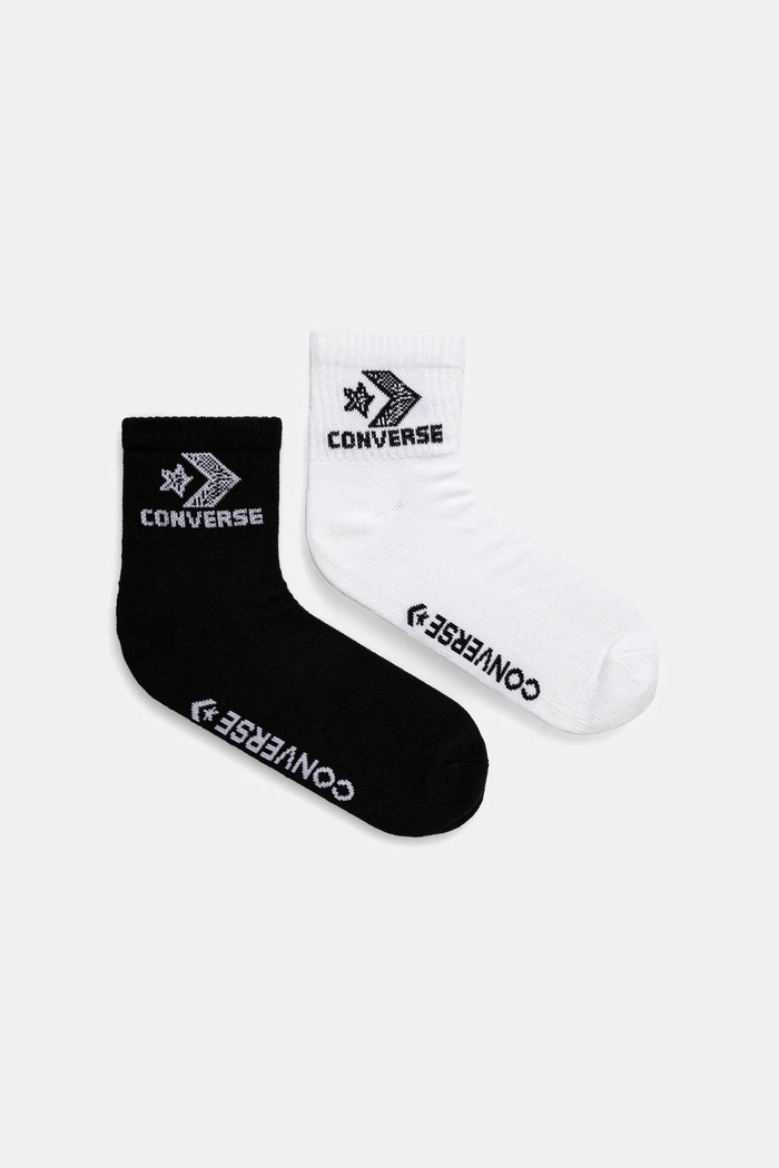 Κάλτσες Converse 2-pack ψηλές κάλτσες μαύρο E1344W.2010