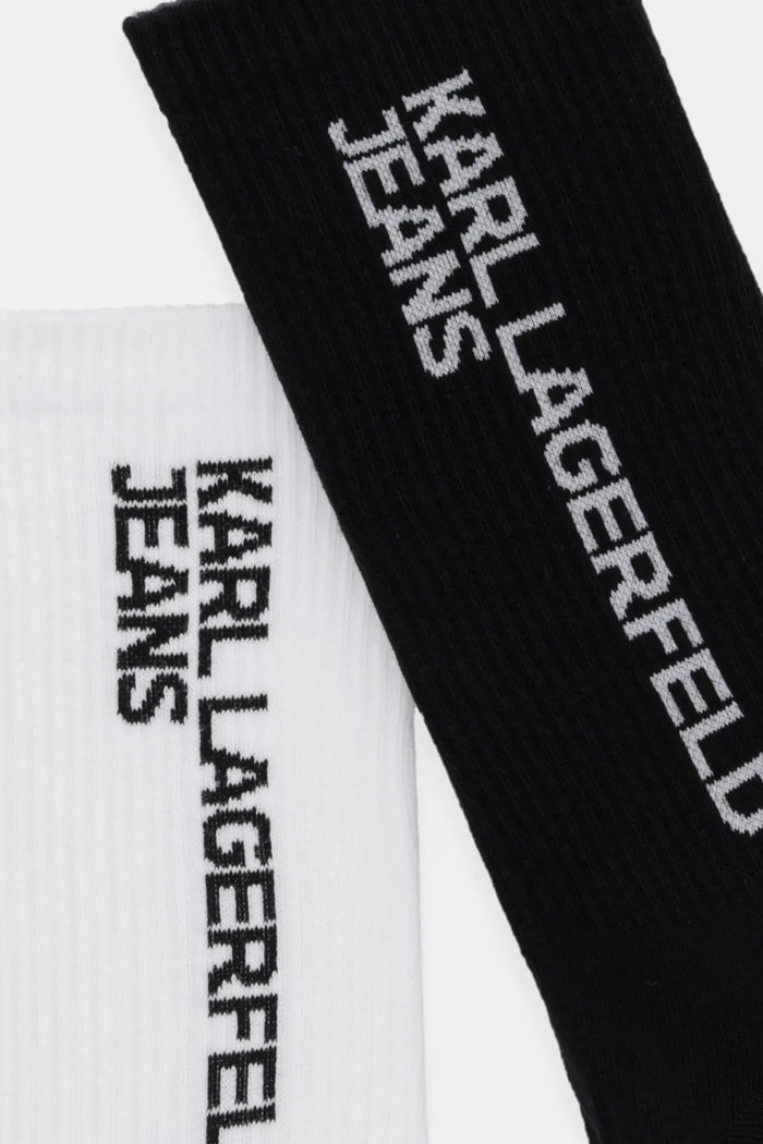 Ponožky Karl Lagerfeld Jeans 2-pack A1W47053 černá AA00