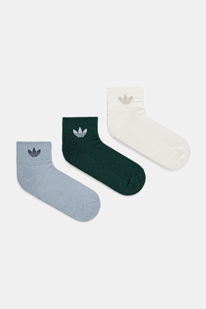 adidas Originals calzini pacco da 3 calzini corti bianco JI9494