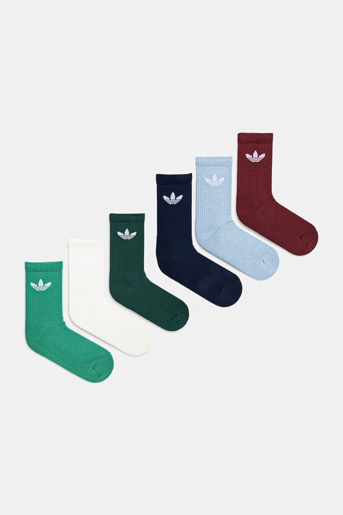 Ponožky adidas Originals 6-pack dlouhé ponožky vícebarevná JI9504
