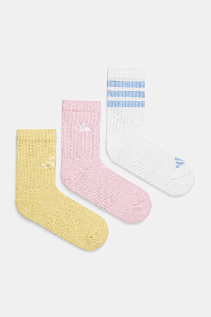 Ponožky adidas 3-pack dlouhé ponožky bílá JN6532