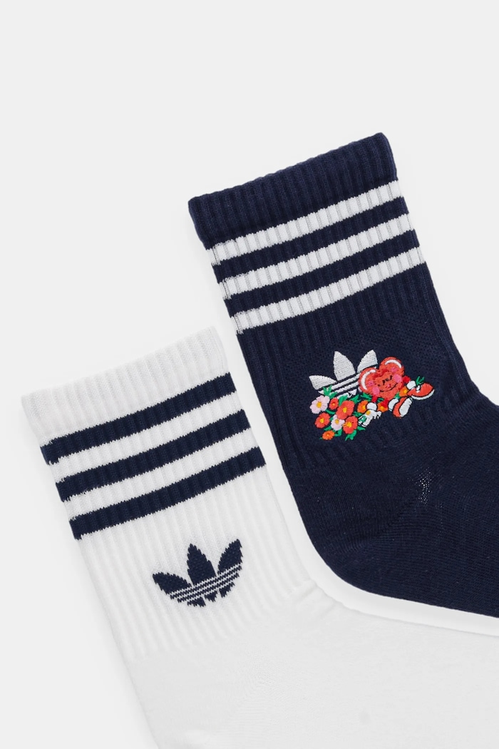 Ponožky adidas Originals Nelson JC8634 biela SS25