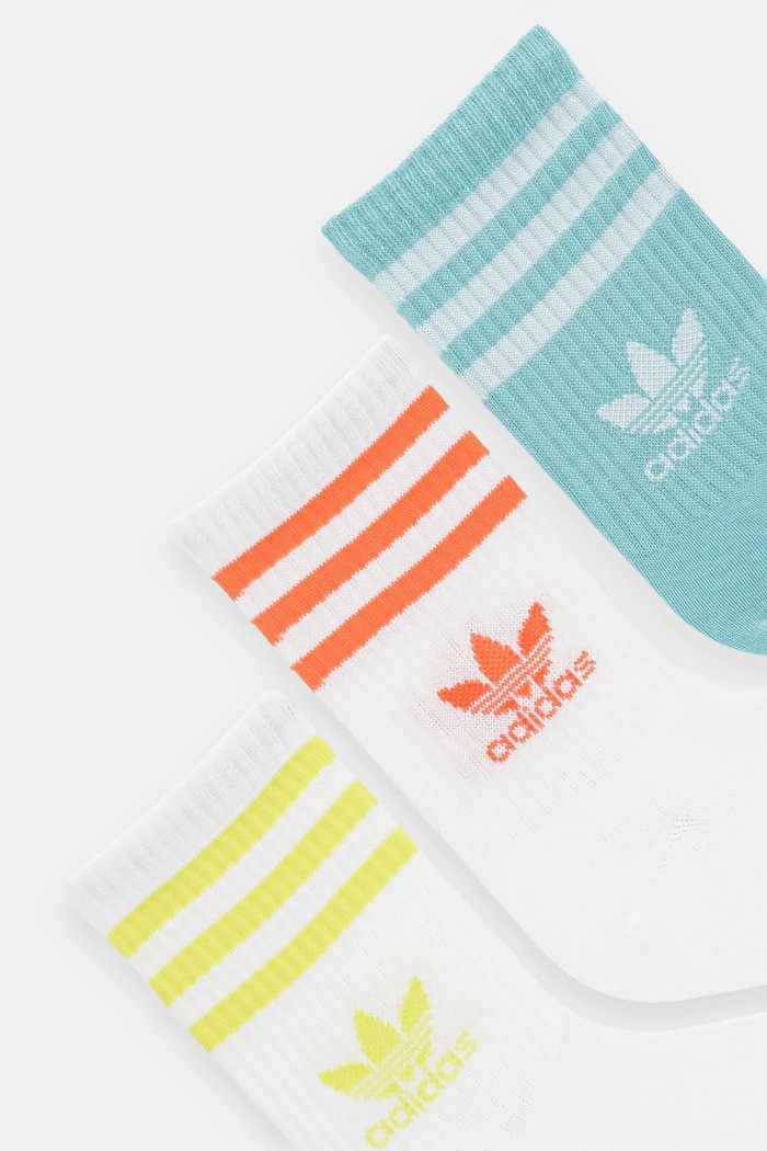 Κάλτσες adidas Originals JI9473 λευκό SS25