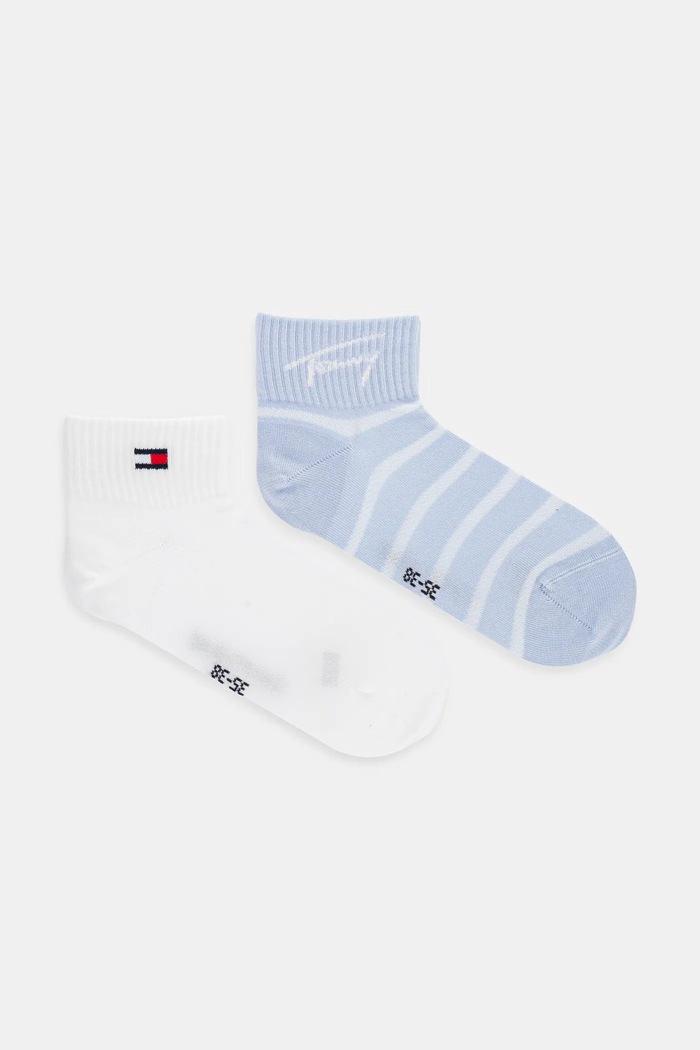 Tommy Jeans Sosete 2-pack albastru 701232730