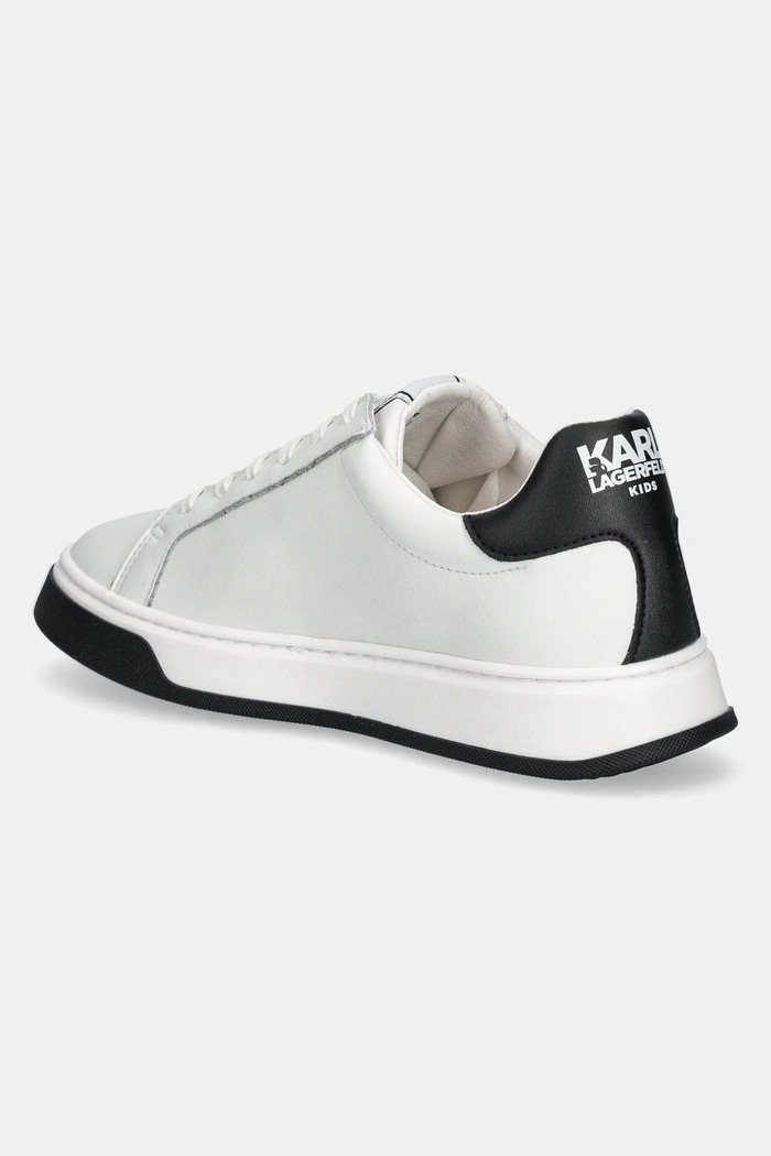 Băieți Karl Lagerfeld teniși din piele copii Z30380.36.39 alb