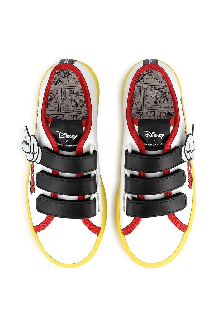 Sneakers din piele MARC JACOBS W60396.36.37 alb