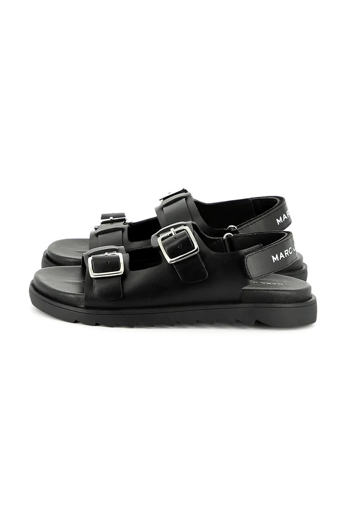 Παιδικά δερμάτινα σανδάλια Marc Jacobs W60399.27.35 μαύρο SS25