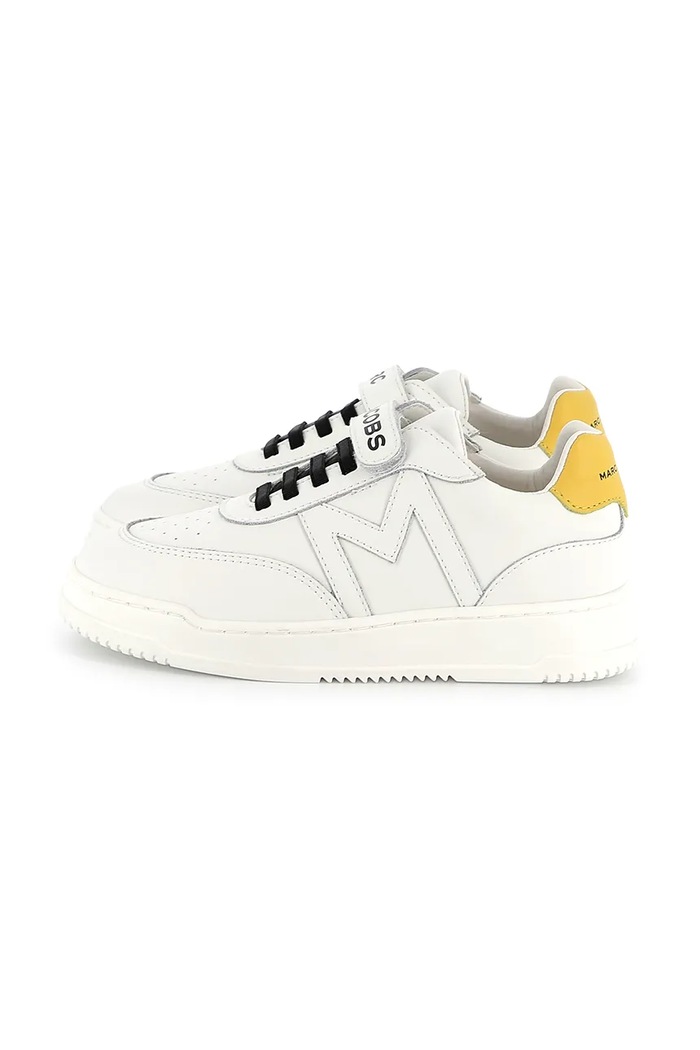Παιδικά δερμάτινα sneakers Marc Jacobs W60560.27.35 λευκό SS25