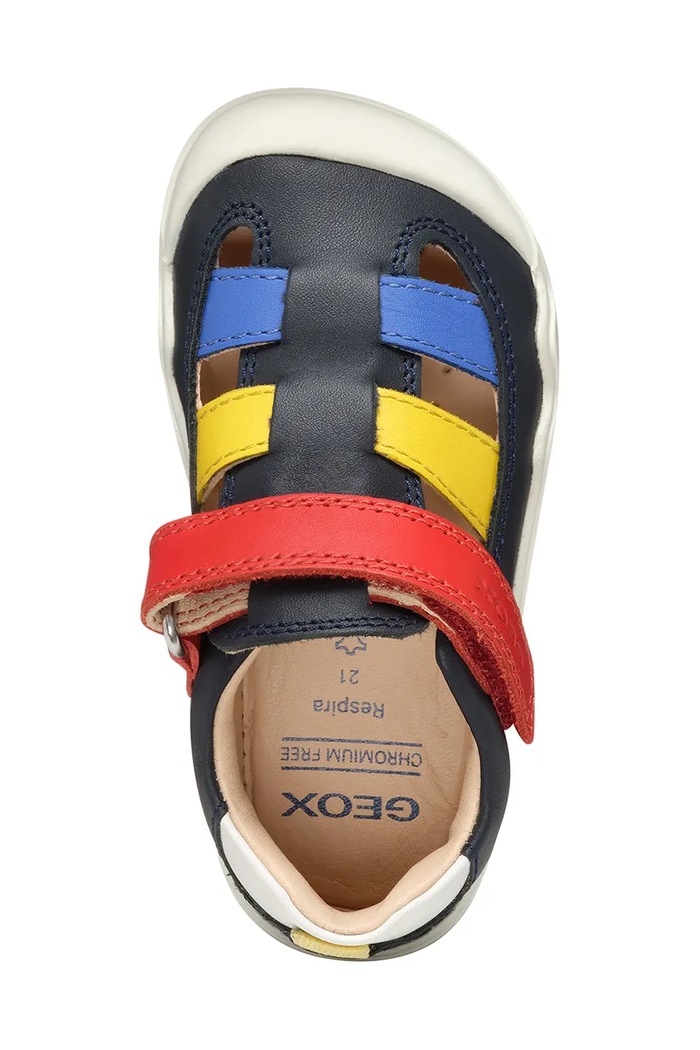 Geox sandały skórzane niemowlęce STEPPIEUP B555WA.00085 granatowy