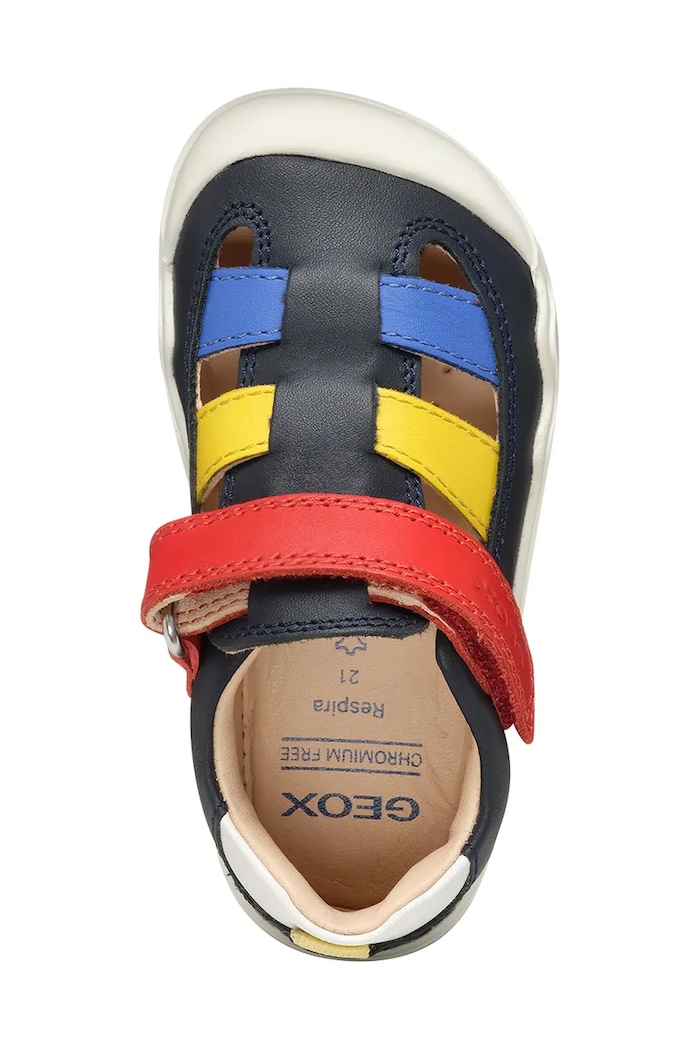Geox sandały skórzane niemowlęce STEPPIEUP B555WA.00085 granatowy