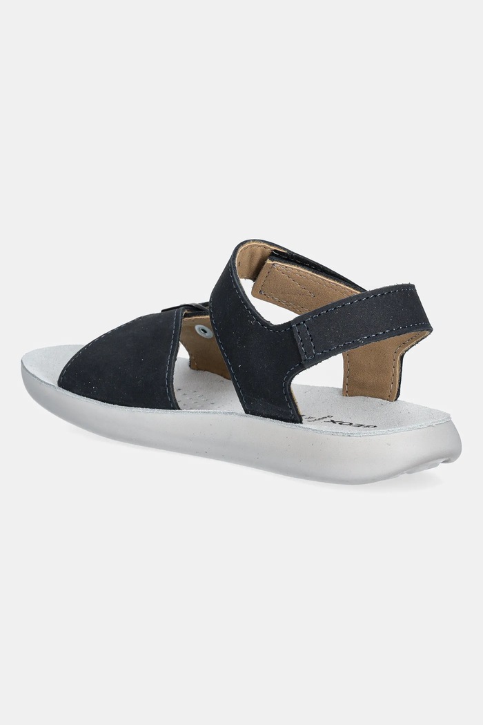 Αγορίστικα Παιδικά σανδάλια από δέρμα nubuck Geox LIGHTFLOPPY J45GQD.00032.28.35 σκούρο μπλε