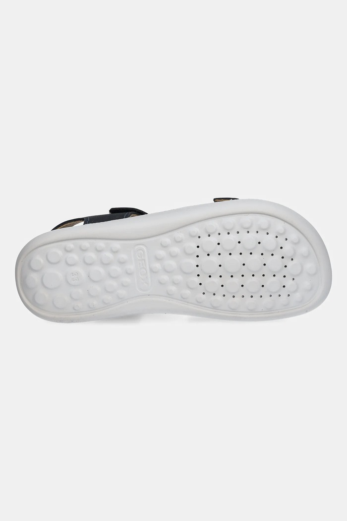 Παιδικά σανδάλια από δέρμα nubuck Geox LIGHTFLOPPY J45GQD.00032.28.35 σκούρο μπλε