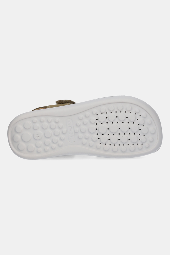 Detské nubukové sandále Geox LIGHTFLOPPY J45GQD.00032.28.35 zelená