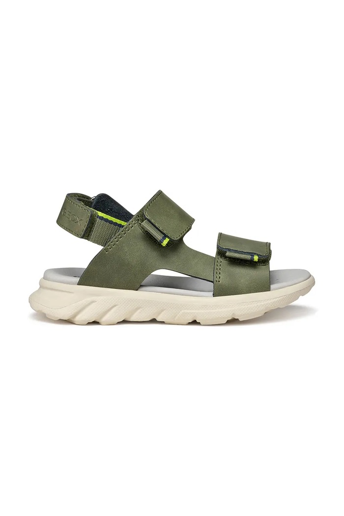 Geox Sandały skórzane dziecięce AIRADYUM J55F1B.0009B.36.39 zielony SS26