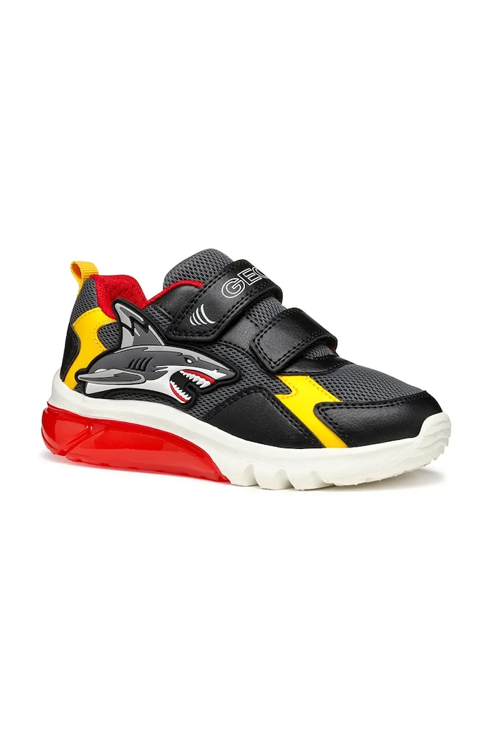 Geox sneakersy dziecięce CIBERDRON syntetyczny czarny J55LBB.014BU.24.27