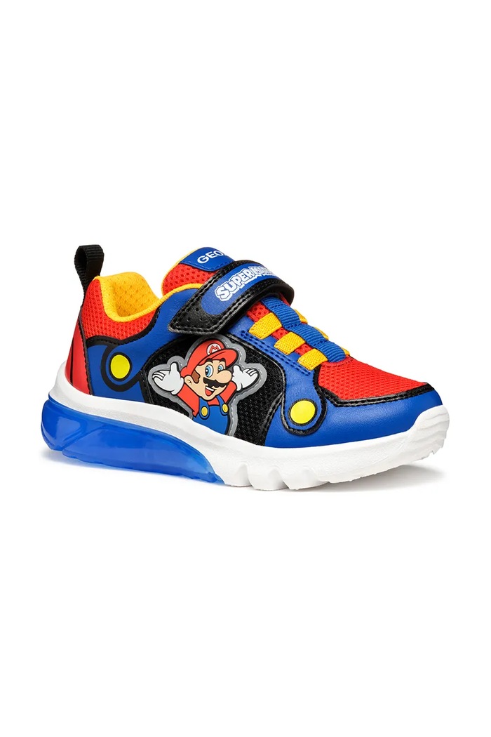Dětské sneakers boty Geox CIBERDRON textilní modrá J55LBF.01454.32.35