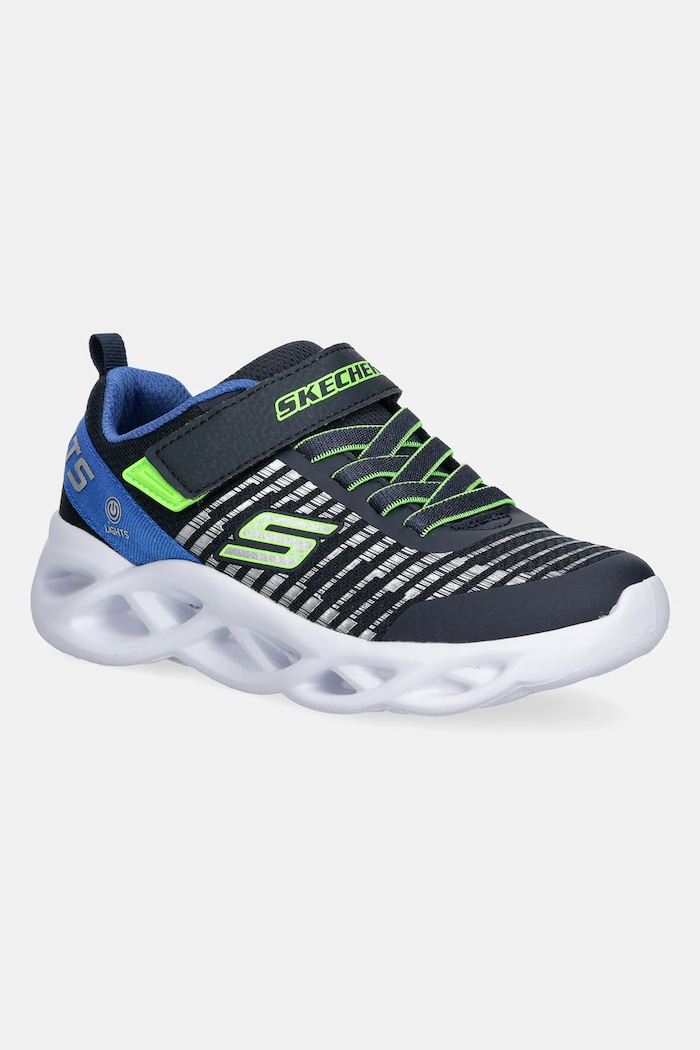 Skechers gyerek sportcipő TWISTY BRIGHTS szintetikus szürke 401650L