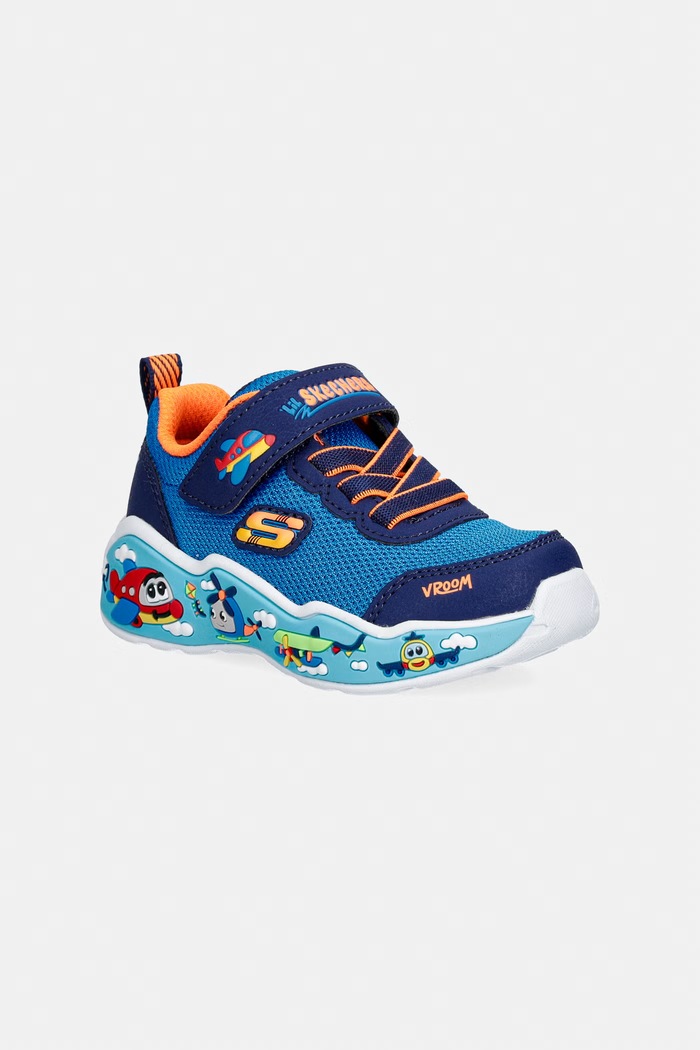 Otroške superge Skechers PLAY SCENE Sintetični mornarsko modra 407312N