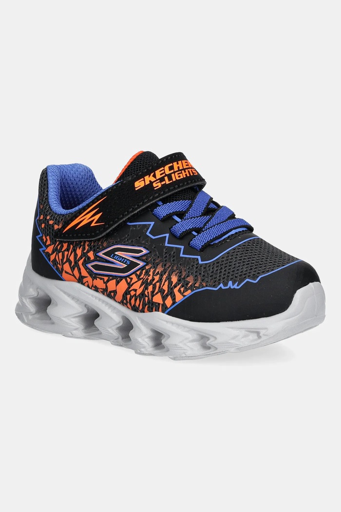 Skechers gyerek sportcipő VORTEX 2.0 szintetikus fekete 400603N