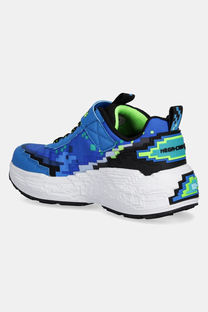 Chłopiec Skechers MEGA-CRAFT 4K sneakersy dziecięce 402160L niebieski