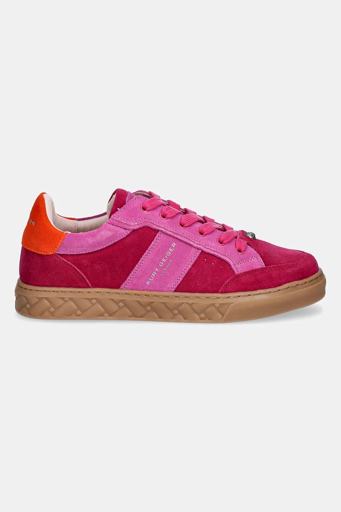 Semišové tenisky Kurt Geiger London Kensington Slim Cupsole 2007658209.FUSHIA růžová SS25