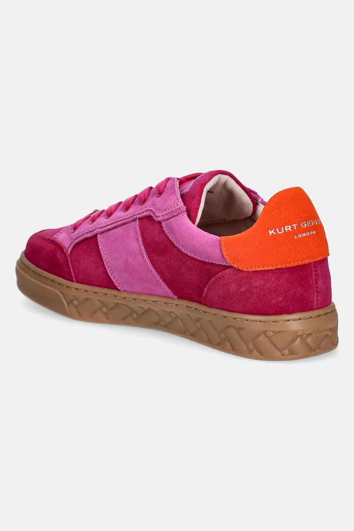 Boty Semišové tenisky Kurt Geiger London Kensington Slim Cupsole 2007658209.FUSHIA růžová