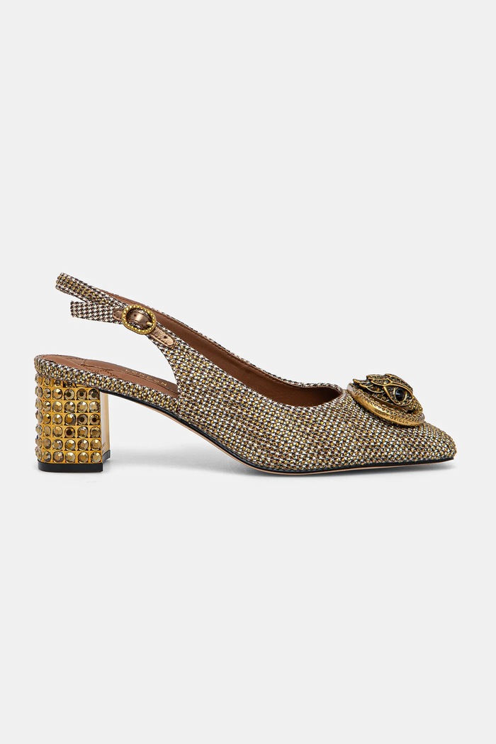 Kurt Geiger London körömcipő Chelsea Block Slingback 3415040609.BEIGE bézs SS25