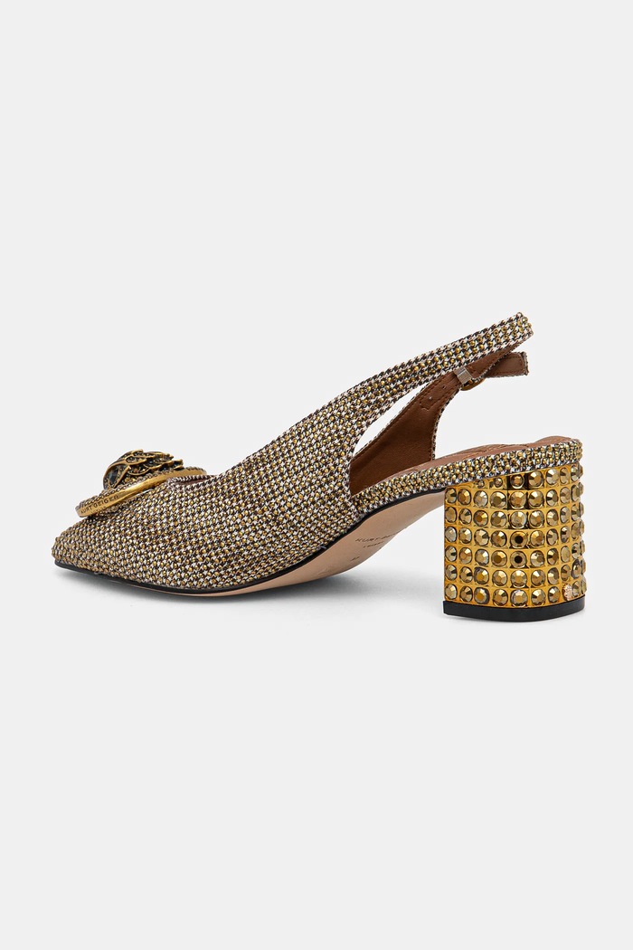 Cipők Kurt Geiger London körömcipő Chelsea Block Slingback 3415040609.BEIGE bézs