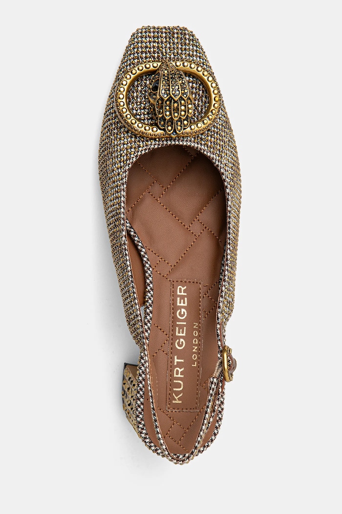 Kurt Geiger London körömcipő Chelsea Block Slingback bézs 3415040609.BEIGE