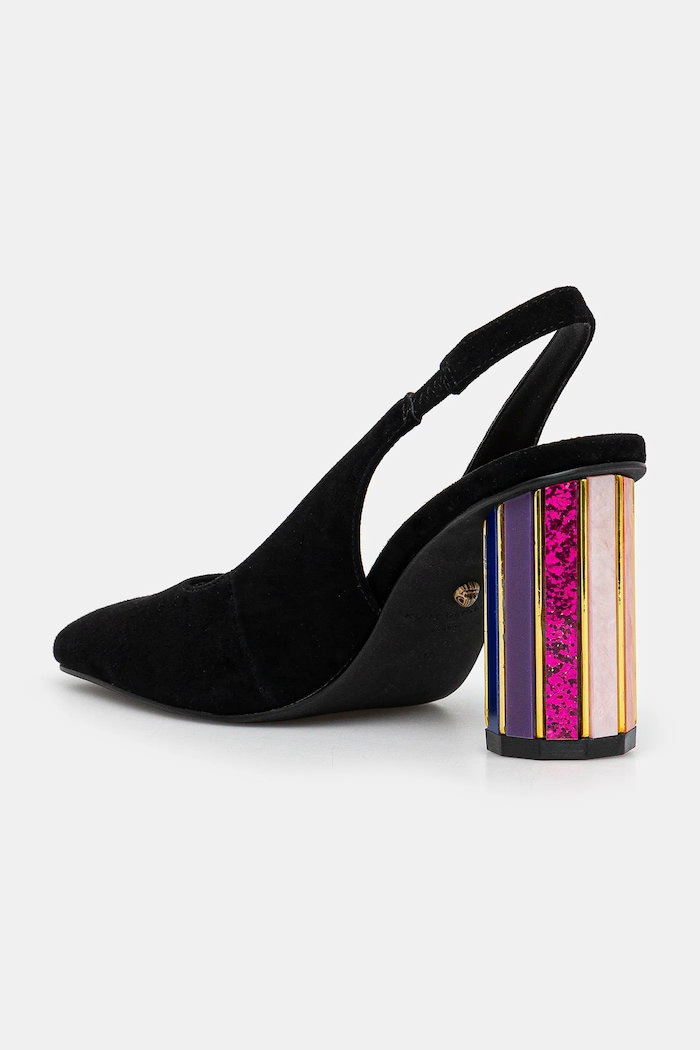 Obuwie Kurt Geiger London szpilki Perspex Heel Sling 3968505209.BLACK czarny