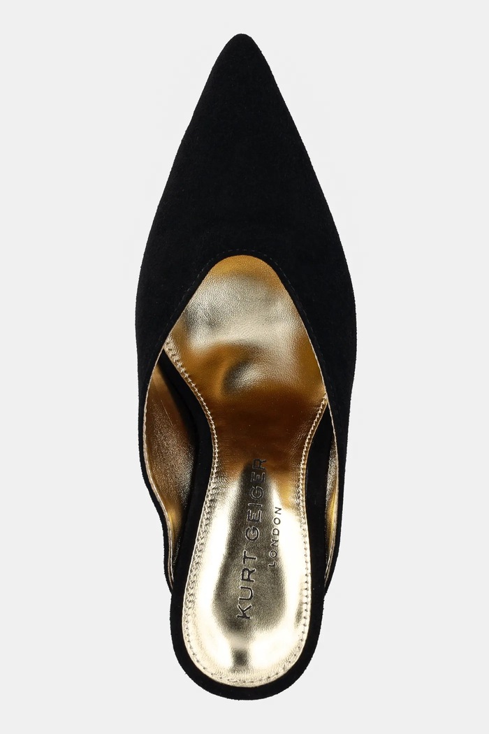 Kurt Geiger London klapki Eagle High Closed Mule czarny 3967800209.BLACK