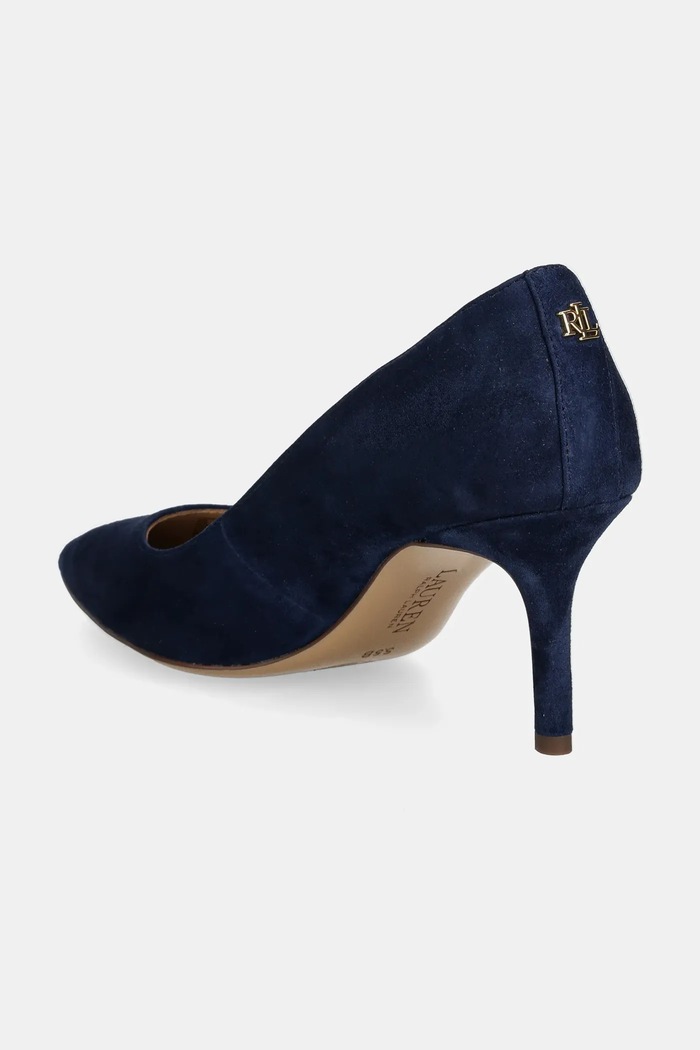 Boty Semišové lodičky Lauren Ralph Lauren Lanette 802709652023.410 námořnická modř