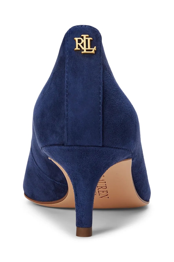 Obuv Semišové lodičky Lauren Ralph Lauren Adrienne 802755524010.410 tmavomodrá